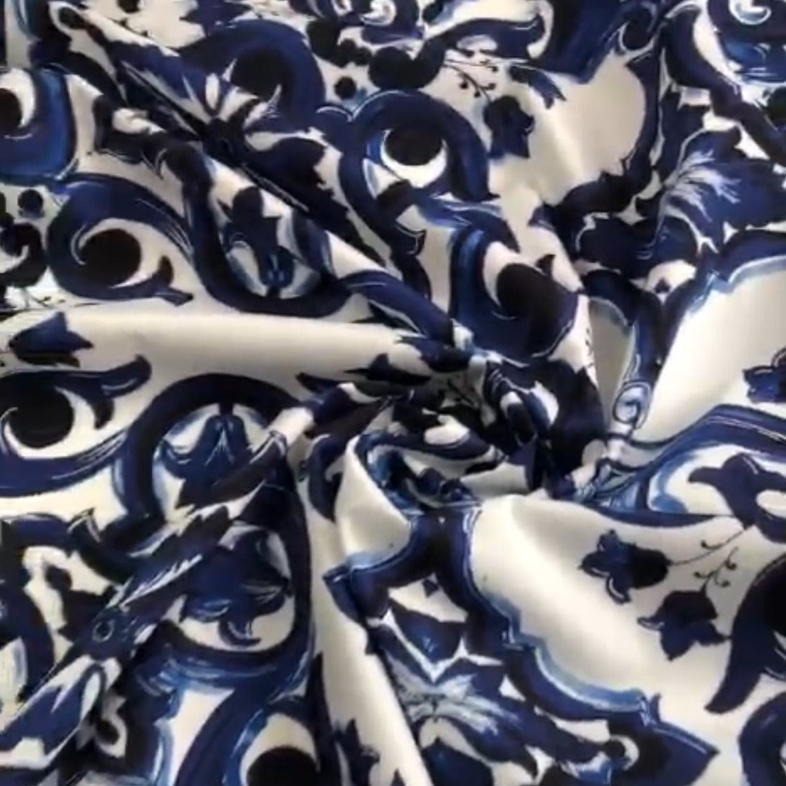Majolica of Caltagirone - Cotton (Blue)