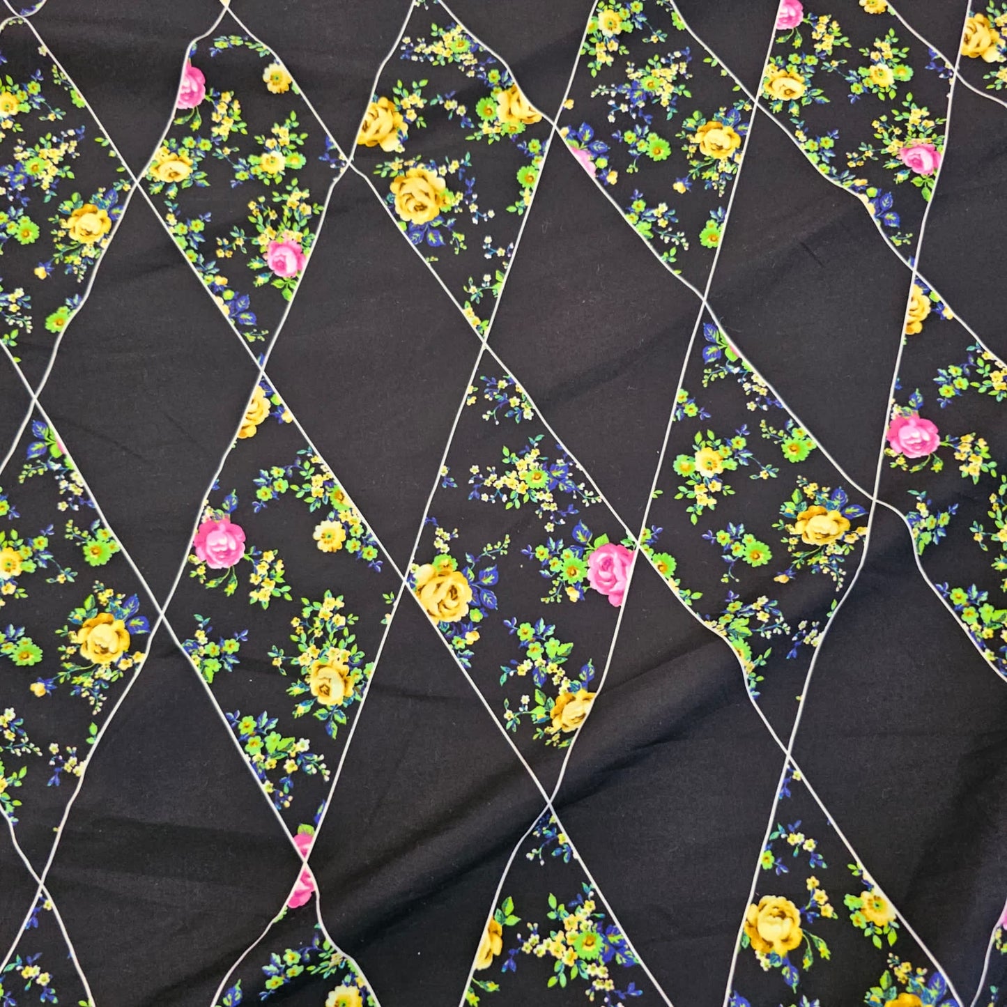 Flower Trellis - Cotton