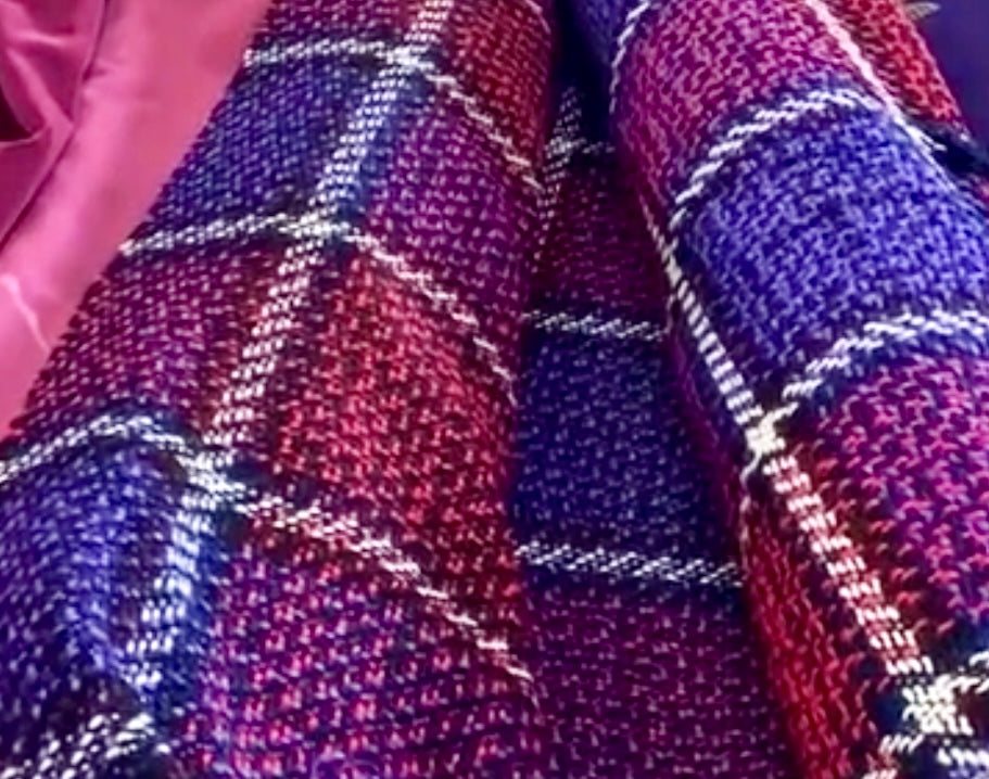 Our Purple and Red  Fame - Tweed