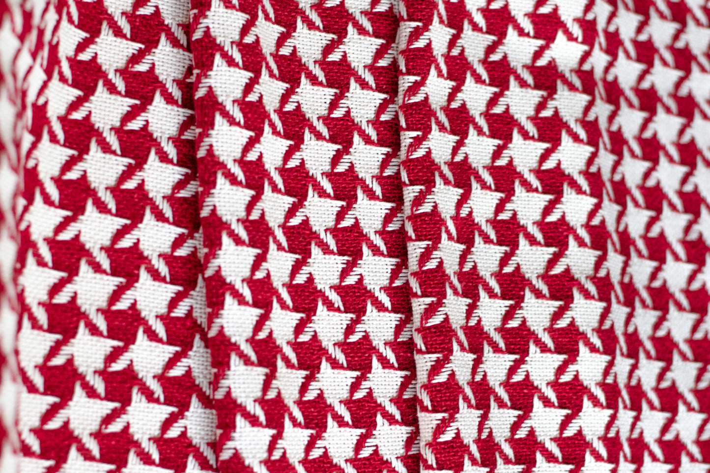 Houndstooth Red